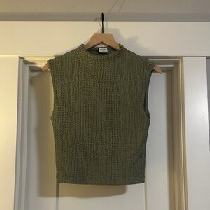 Abercrombie & Fitch Olive Green Tank Top